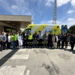 Base SAMU Casablanca recibe las llaves de su nueva ambulancia en dependencias del Hospital San José