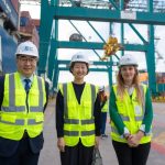 Delegaciones diplomáticas de Corea del Sur y Países Bajos visitan terminales del Puerto de San Antonio