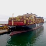 Nuevo portacontenedores de MSC realiza escala inaugural en San Antonio Terminal Internacional