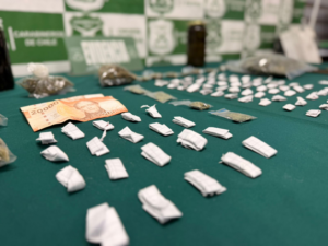 Sección OS7 de Carabineros de San Antonio detuvo a cuatro sujetos por tráfico de droga e Infracción Ley Control de Armas