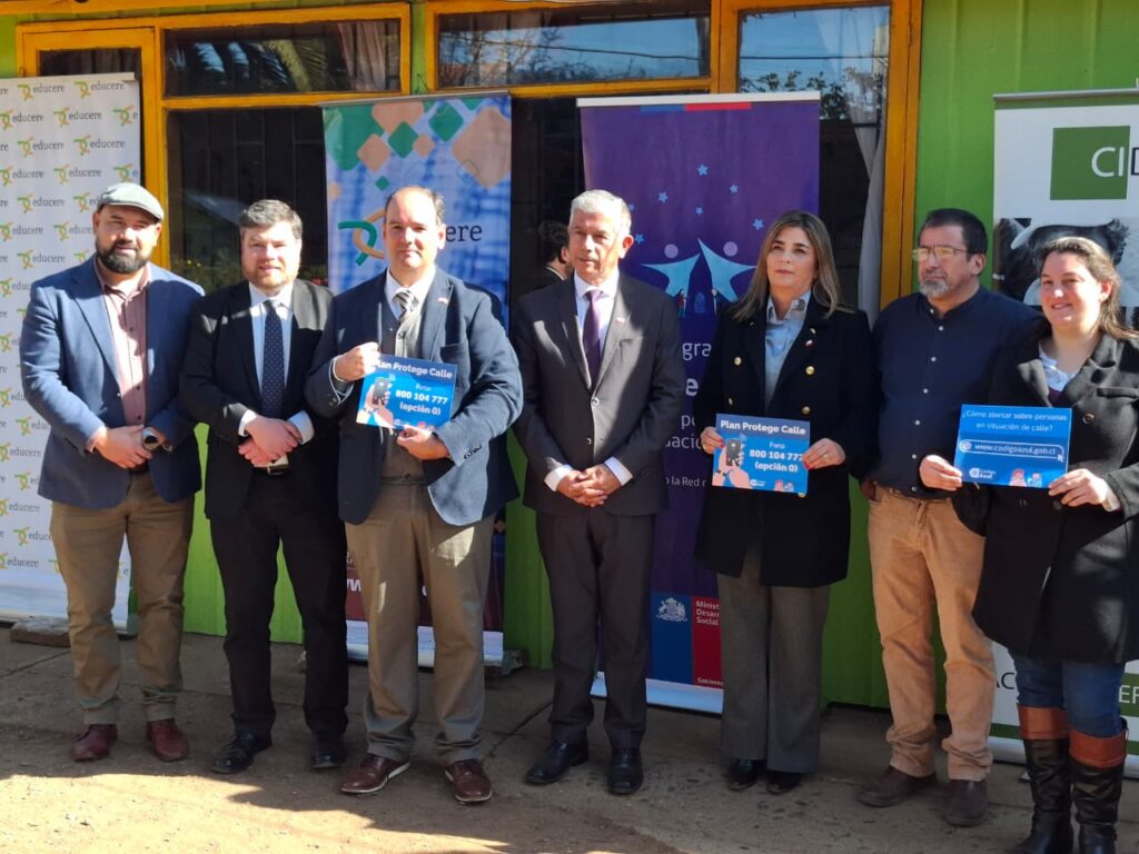 Autoridades en el lanzamiento Plan Protege Invierno