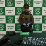 Carabineros de Quillota detiene a motorista armado y que portaba drogas