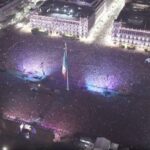 La impresionante imagen aérea del show de 31 Minutos en el Zócalo de México