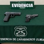 CUATRO DETENIDOS Y DOS ARMAS INCAUTADAS EN OLMUÉ